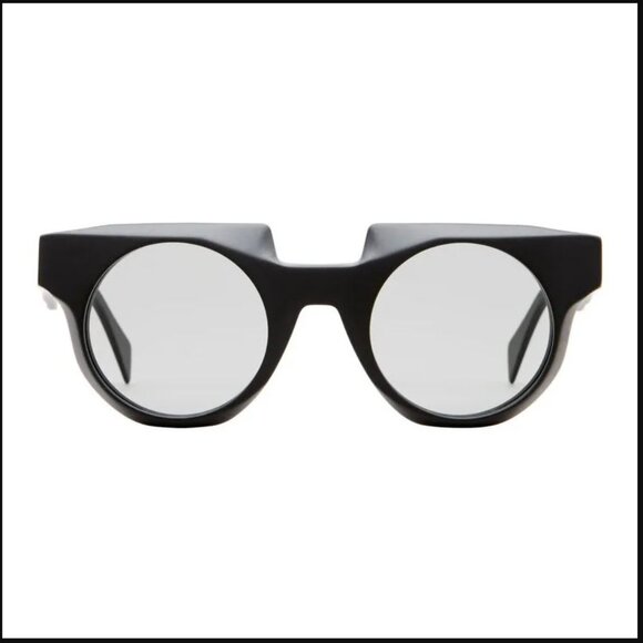 KUBORAUM BERLIN Maske U1 BM Black Matte Glasses Frames Handmade Italy 47-25-145 - Picture 1 of 9